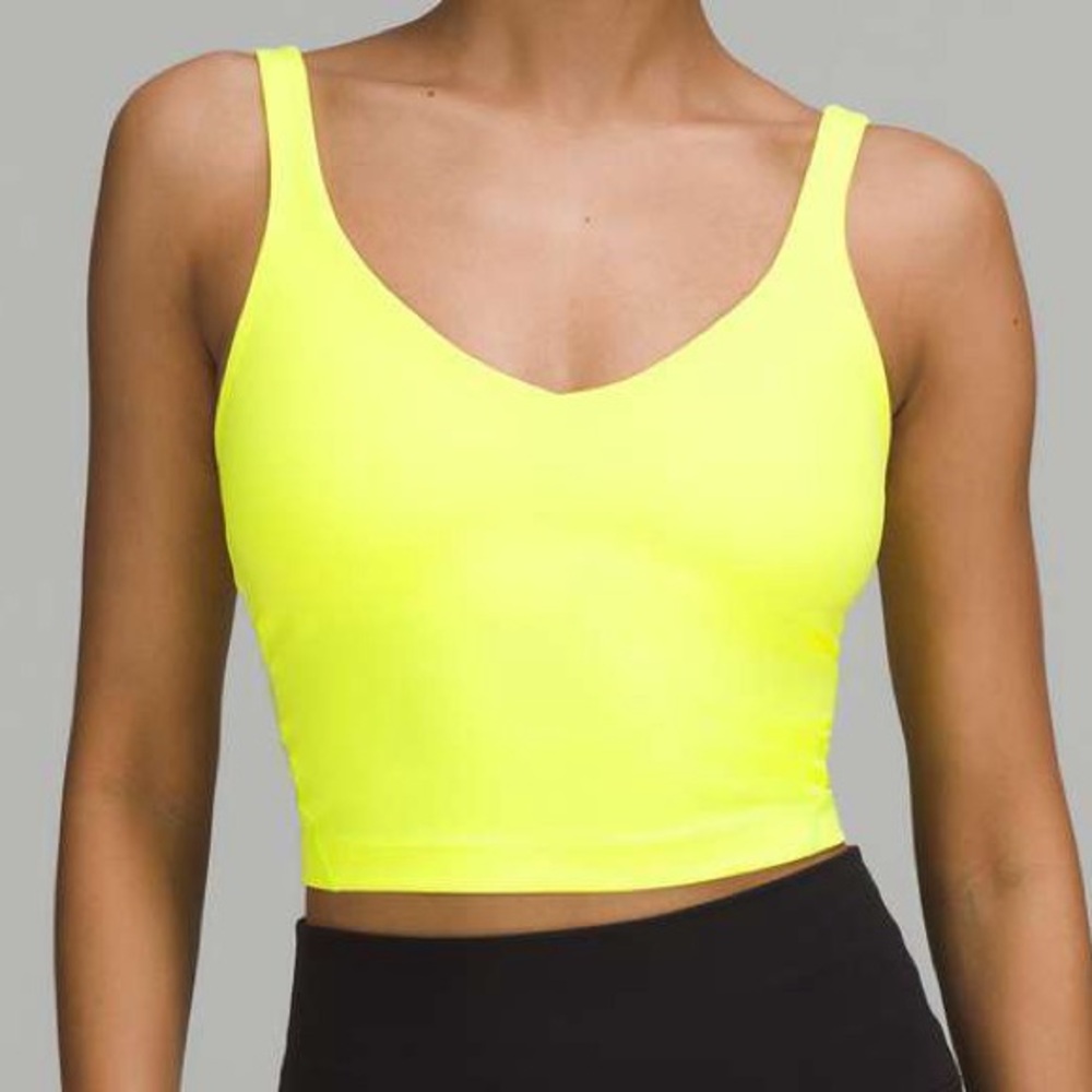 Lululemon Neon Yellow Align Tank Top Size 2